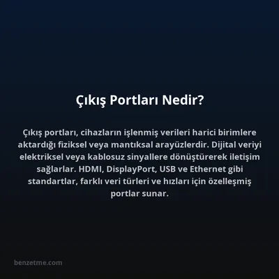 Çıkış Portları Nedir?
