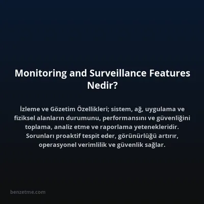 Monitoring and Surveillance Features Nedir?