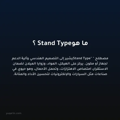 ما هو Stand Type؟