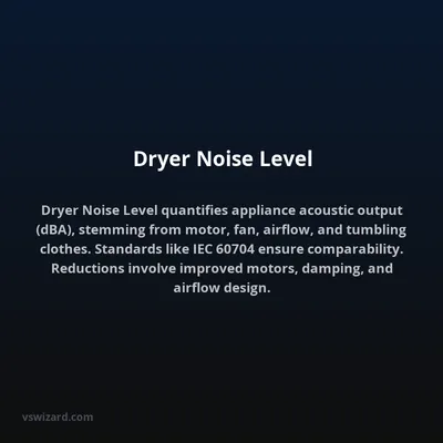Dryer Noise Level