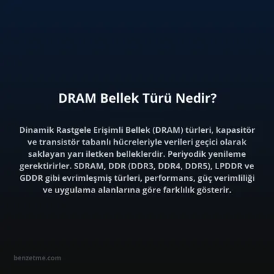 DRAM Bellek Türü Nedir?