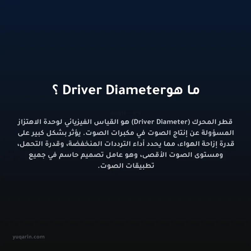 ما هو Driver Diameter؟