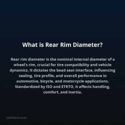 What is Rear Rim Diameter?