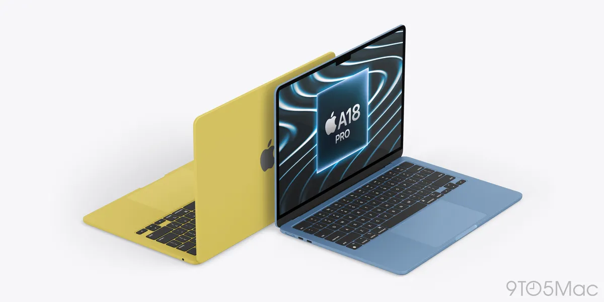 آبل تستعد لإطلاق جهاز MacBook بسعر اقتصادي بشريحة A18 Pro