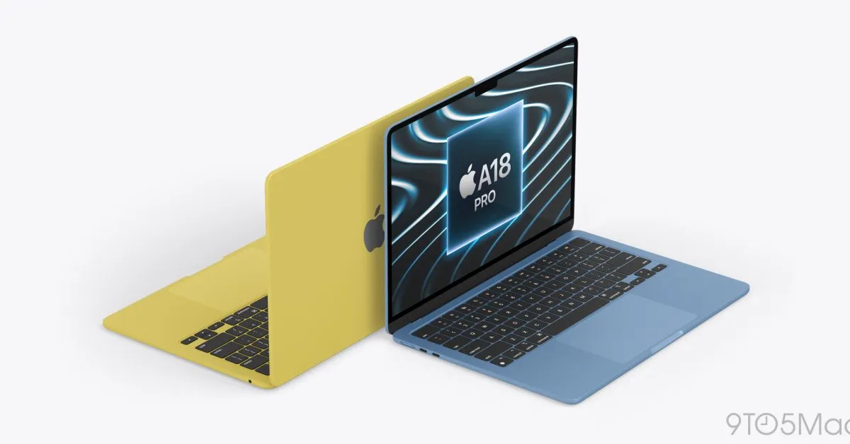 آبل تستعد لإطلاق جهاز MacBook بسعر اقتصادي بشريحة A18 Pro