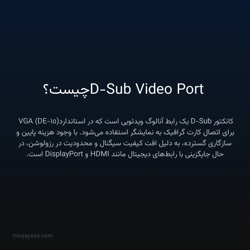D-Sub Video Port چیست؟
