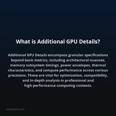 What is Additional GPU Details?