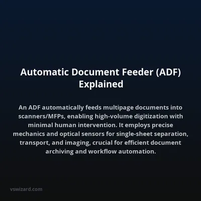 Automatic Document Feeder (ADF) Explained