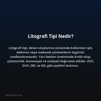 Litografi Tipi Nedir?