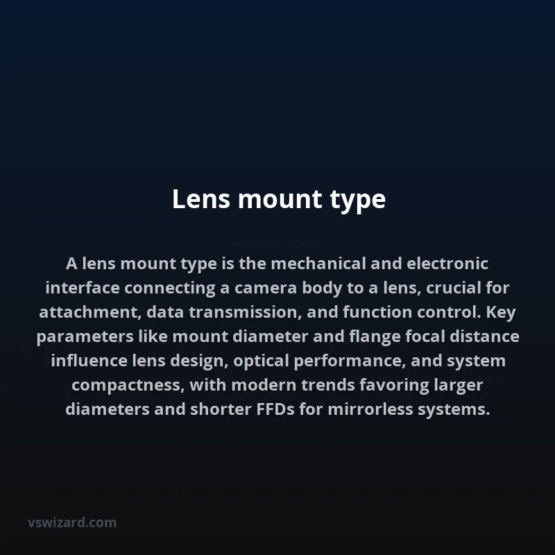 Lens mount type