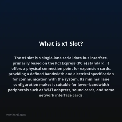 What is x1 Slot?