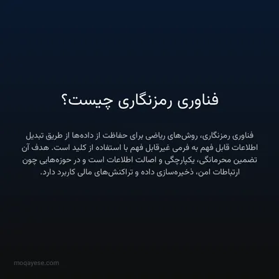 فناوری رمزنگاری چیست؟