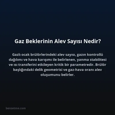 Gaz Beklerinin Alev Sayısı Nedir?