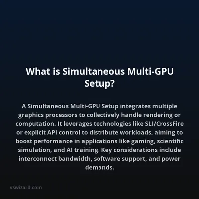 What is Simultaneous Multi-GPU Setup?