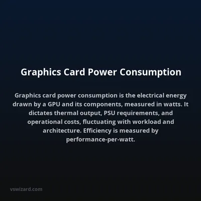 Graphics Card Power Consumption