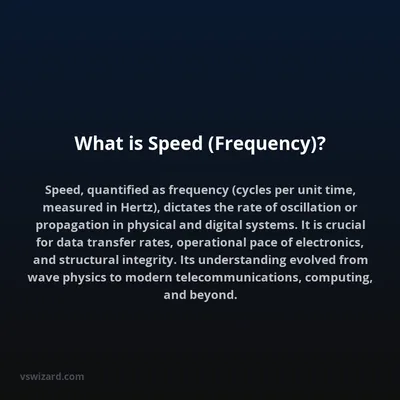 What is Speed (Frequency)?