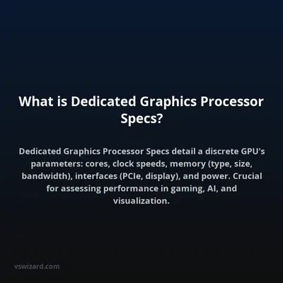 What is Dedicated Graphics Processor Specs?