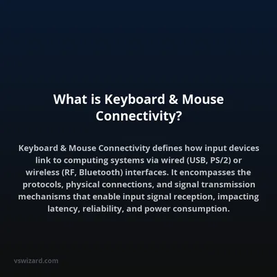 What is Keyboard & Mouse Connectivity?