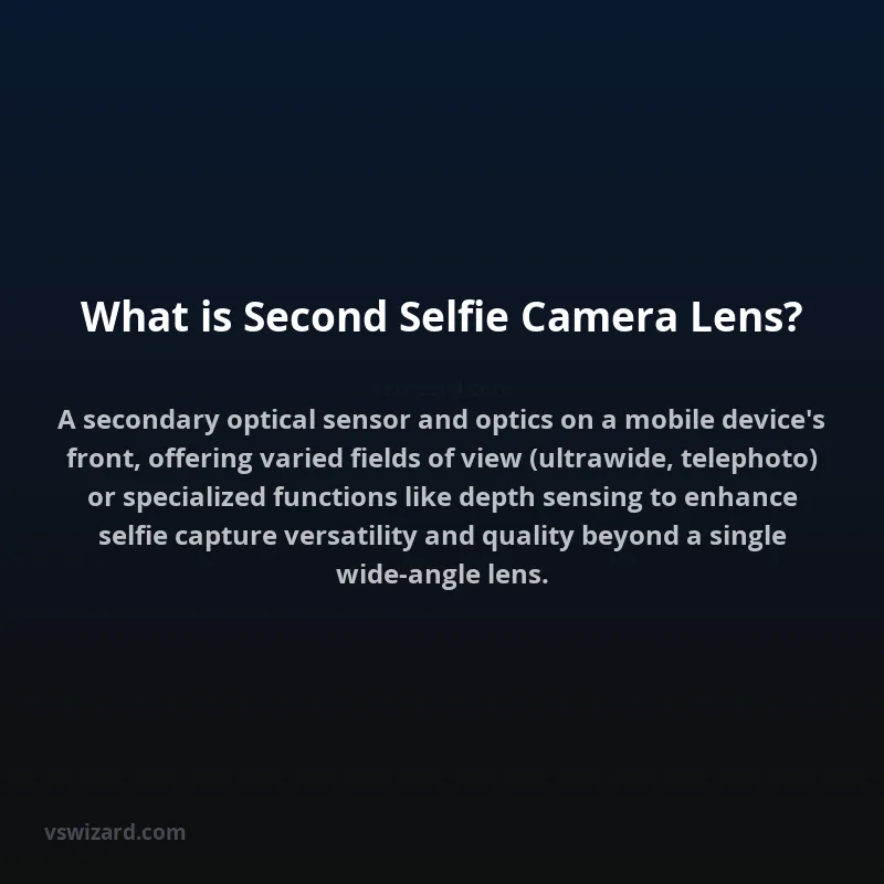 What is Second Selfie Camera Lens?