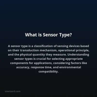 What is Sensor Type?