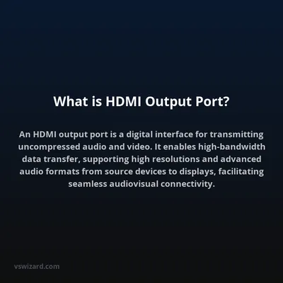 What is HDMI Output Port?