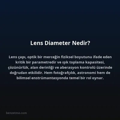 Lens Diameter Nedir?