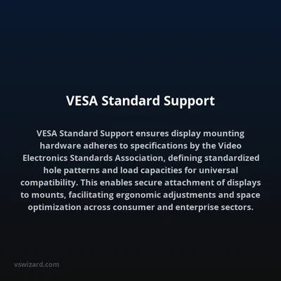 VESA Standard Support