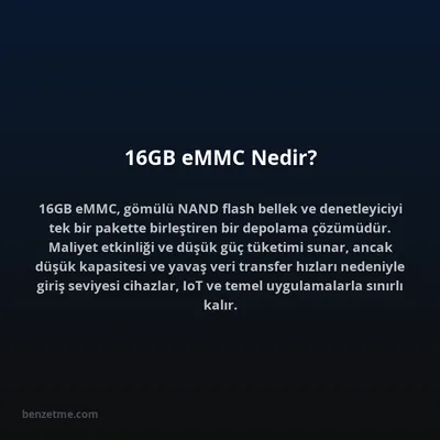 16GB eMMC Nedir?