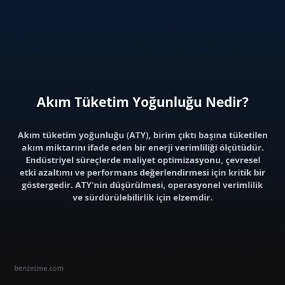 Akım Tüketim Yoğunluğu Nedir?