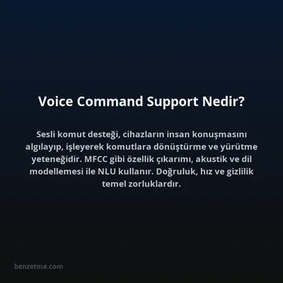 Voice Command Support Nedir?