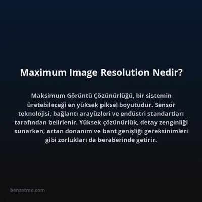 Maximum Image Resolution Nedir?