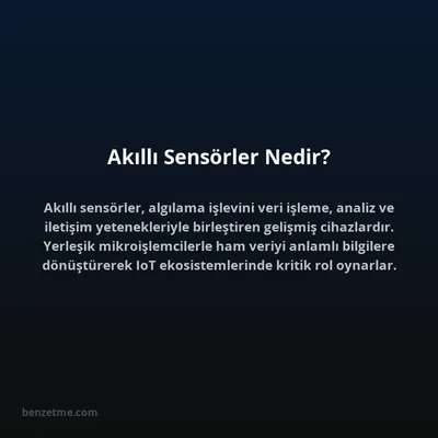 Akıllı Sensörler Nedir?
