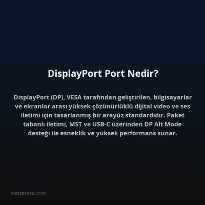 DisplayPort Port Nedir?