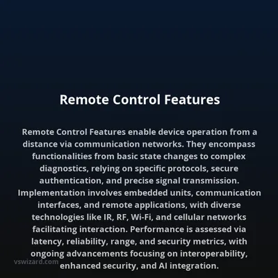 Remote Control Features