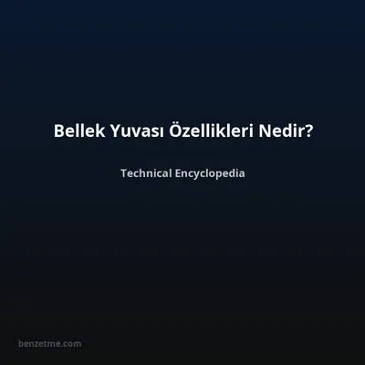 Bellek Yuvası Özellikleri Nedir?