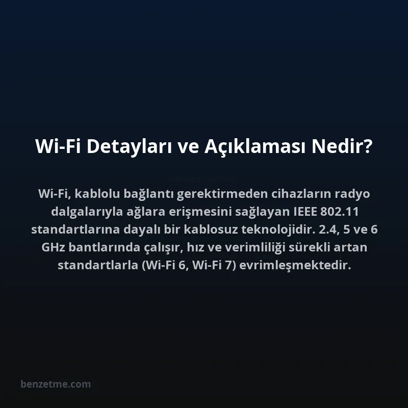 Wi-Fi Detayları ve Açıklaması Nedir?