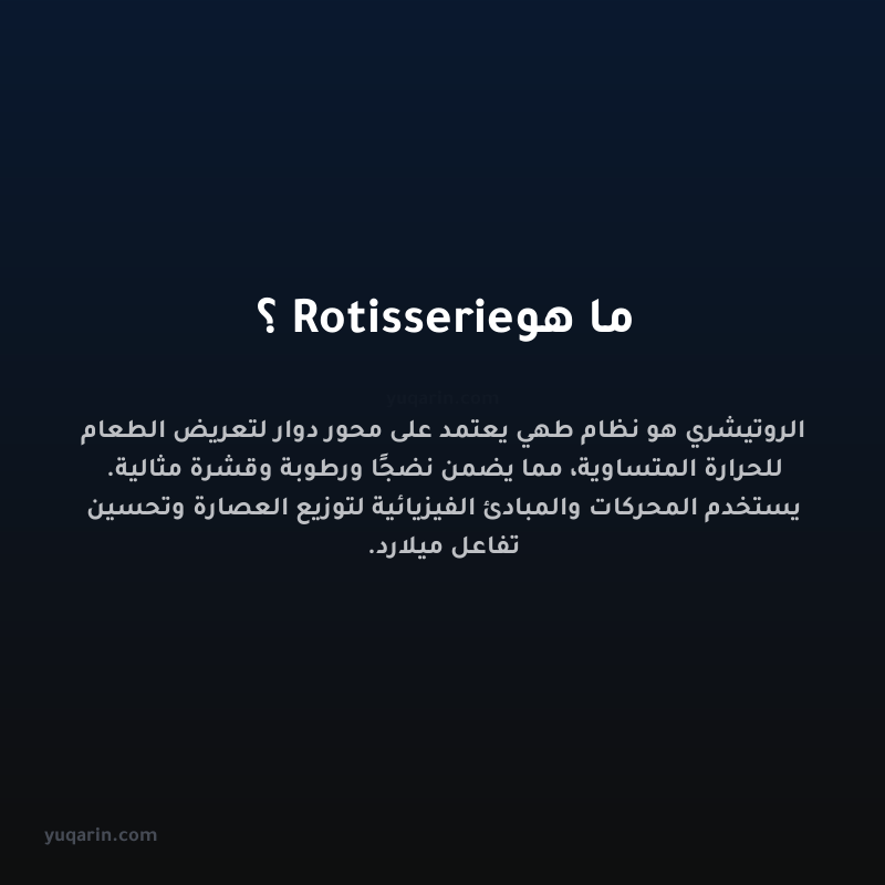 ما هو Rotisserie؟