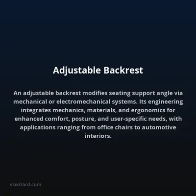 Adjustable Backrest
