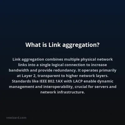 What is Link aggregation?