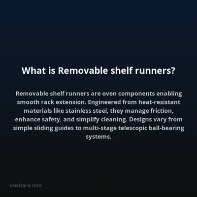What is Removable shelf runners?