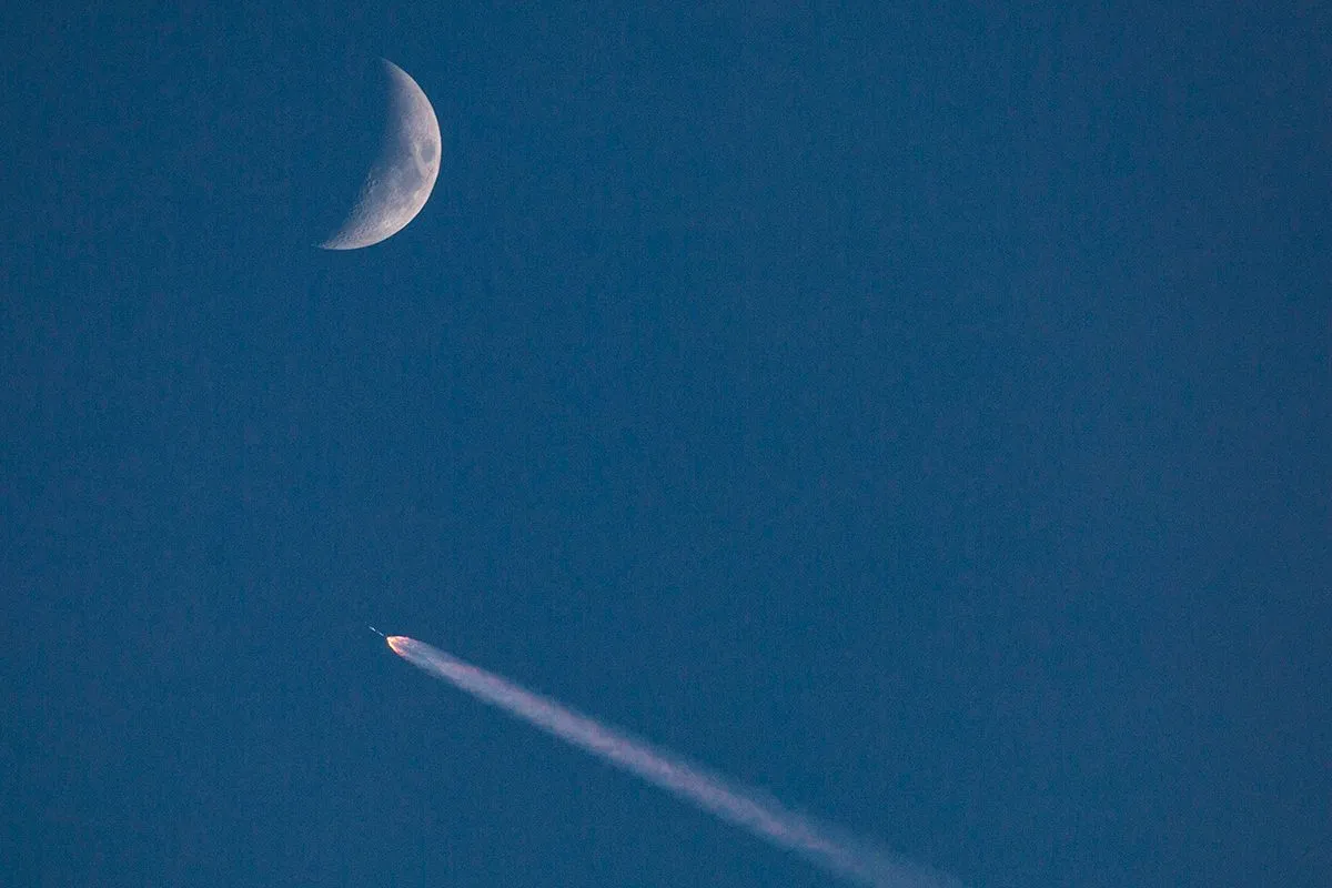 SpaceX Falcon 9 Upper Stage Set for Lunar Impact in August 2026