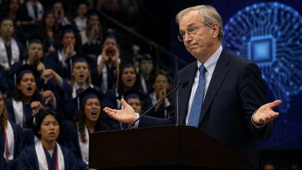 Eric Schmidt'in Yapay Zeka Sunumu Arizona Üniversitesinde Tepkiyle Karşılandı
