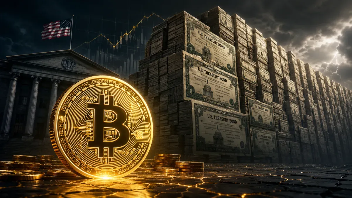 تحليل 'ريل فيجن': ديون الخزانة الأمريكية تشكل عقبة أمام تعافي البيتكوين