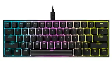 مقارنة A4Tech Kr 90 {request()->input('language_config')['common']['with']} Corsair K65 Rgb Mini