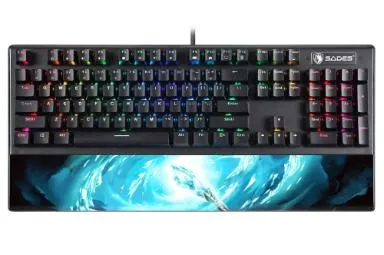 مقارنة Logitech G Pro X Gaming Keyboard {request()->input('language_config')['common']['with']} Sades Frost Staff K14