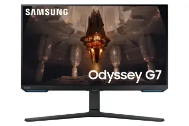 مقارنة Dell E2220H {request()->input('language_config')['common']['with']} Samsung Odyssey G7 S28Bg70 4K Uhd