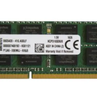Kingston Kcp316Sd8 8 8Gb Ddr3 1600