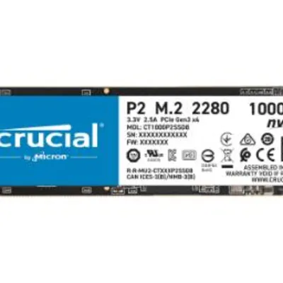 Crucial P2 Nvme M2 1Tb