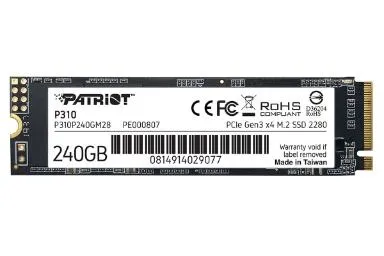 مقارنة Patriot P310 Nvme M2 240Gb {request()->input('language_config')['common']['with']} Seagate FireCuda 120 محرك أقراص صلبة داخلي