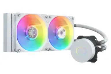 مقارنة Cooler Master Masterliquid 360L Core Argb {request()->input('language_config')['common']['with']} Cooler Master Masterliquid Ml240L V2 Argb White Edition